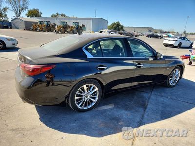 Trzecie zdjęcie samochodu z tyłu: 2019 INFINITI Q50 3.0T LUXE VIN:JN1EV7AP8KM517783 - miniatura