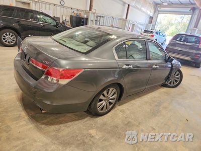 Trzecie zdjęcie samochodu z tyłu: 2012 HONDA ACCORD EXL VIN:1HGCP3F82CA027563 - miniatura