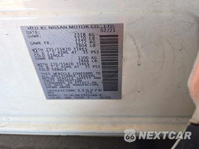 Zdjęcie 13 z 13 samochodu: 2021 NISSAN MURANO SL VIN:5N1AZ2CJ8MC115276 - miniatura