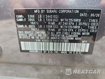 Zdjęcie 14 z 14 samochodu: 2026 SUBARU FORESTER PREMIUM VIN:4S4SLSE74T3125163 - miniatura