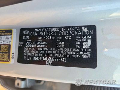 Zdjęcie 12 z 12 samochodu: 2021 KIA SOUL S VIN:KNDJ23AU6M7772341 - miniatura