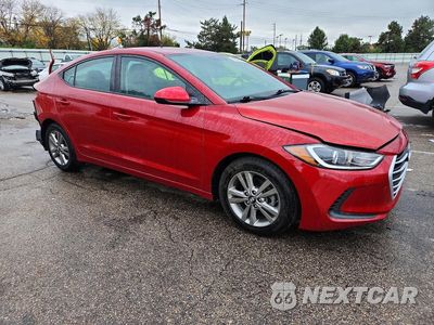 Czwarte zdjęcie samochodu z boku: 2018 HYUNDAI ELANTRA SEL VIN:KMHD84LF4JU658878 - miniatura
