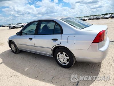 Drugie zdjęcie samochodu z przodu: 2001 HONDA CIVIC LX VIN:1HGES16531L007230 - miniatura