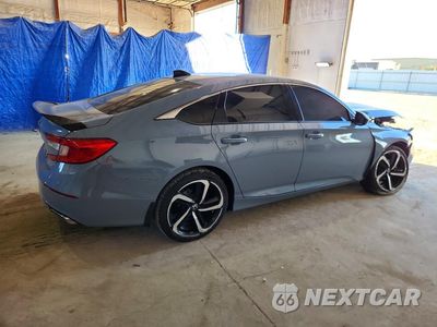 Trzecie zdjęcie samochodu z tyłu: 2022 HONDA ACCORD SPORT SE VIN:1HGCV1F40NA078697 - miniatura