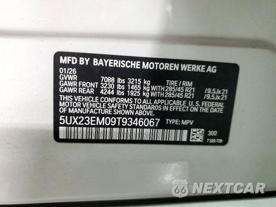 Zdjęcie 13 z 13 samochodu: 2026 BMW X7 XDRIVE40I VIN:5UX23EM09T9346067 - miniatura