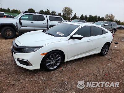 2019 HONDA CIVIC EXL 19XFC1F7XKE005065 - główne zdjęcie licytacji z USA - miniatura