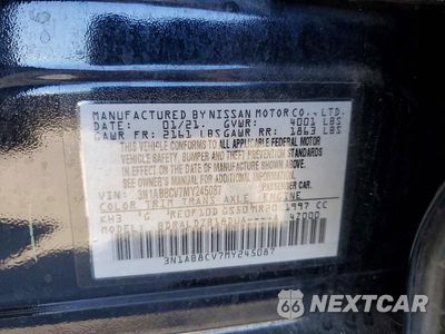Zdjęcie 13 z 13 samochodu: 2021 NISSAN SENTRA SV VIN:3N1AB8CV7MY245087 - miniatura