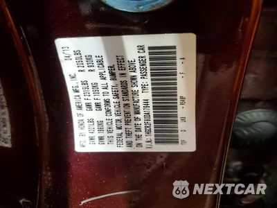 Zdjęcie 13 z 13 samochodu: 2013 HONDA ACCORD EXL VIN:1HGCR2F80DA179444 - miniatura
