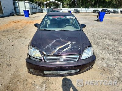 Piąte zdjęcie samochodu w środku: 2000 HONDA CIVIC LX VIN:1HGEJ6570YL037444 - miniatura