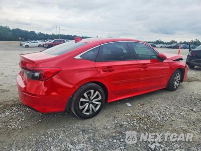 Trzecie zdjęcie samochodu z tyłu: 2023 HONDA CIVIC LX VIN:2HGFE2F23PH566743 - miniatura