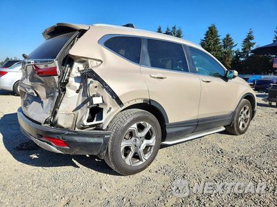 Trzecie zdjęcie samochodu z tyłu: 2017 HONDA CR-V EXL VIN:5J6RW2H84HL062601 - miniatura
