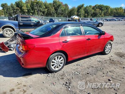 Trzecie zdjęcie samochodu z tyłu: 2009 TOYOTA COROLLA LE VIN:JTDBL40EX99085571 - miniatura