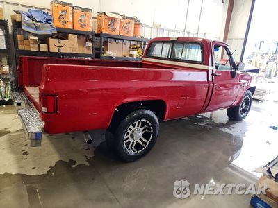 Trzecie zdjęcie samochodu z tyłu: 1986 CHEVROLET C20 VIN:1GCGC24W8GS179709 - miniatura
