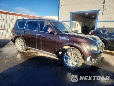 Czwarte zdjęcie samochodu z boku: 2013 INFINITI QX56 BASE VIN:JN8AZ2NE9D9041212 - miniatura