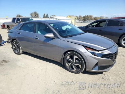 Czwarte zdjęcie samochodu z boku: 2023 HYUNDAI ELANTRA LIMITED VIN:KMHLN4AJ1PU051342 - miniatura