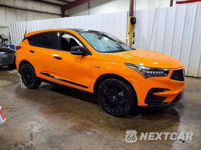 Czwarte zdjęcie samochodu z boku: 2021 ACURA RDX ADVANCE VIN:5J8TC2H76MY000191 - miniatura
