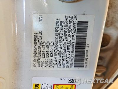 Zdjęcie 12 z 12 samochodu: 2021 HONDA ACCORD SPORT VIN:1HGCV1F36MA098474 - miniatura