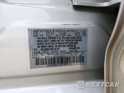 Zdjęcie 12 z 12 samochodu: 2021 NISSAN SENTRA SV VIN:3N1AB8CV7MY330155 - miniatura