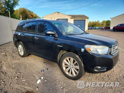 Czwarte zdjęcie samochodu z boku: 2008 TOYOTA HIGHLANDER HYBRID VIN:JTEEW41A482013235 - miniatura