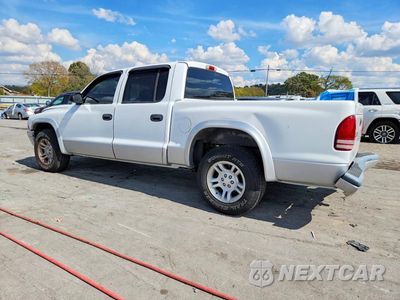 Drugie zdjęcie samochodu z przodu: 2004 DODGE DAKOTA QUAD SLT VIN:1D7HL48N94S763961 - miniatura