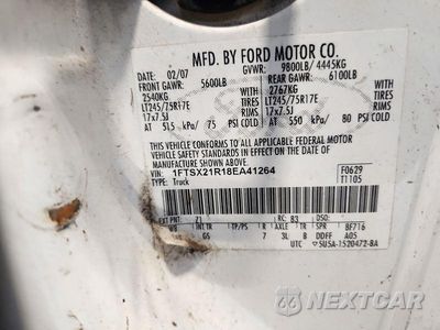 Zdjęcie 12 z 12 samochodu: 2008 FORD F250 SUPER DUTY VIN:1FTSX21R18EA41264 - miniatura