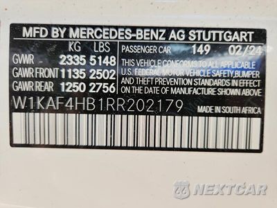 Zdjęcie 12 z 12 samochodu: 2024 MERCEDES-BENZ C 300 4MATIC VIN:W1KAF4HB1RR202179 - miniatura