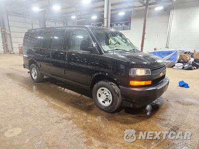 Czwarte zdjęcie samochodu z boku: 2023 CHEVROLET EXPRESS G2500 DELIVERY VAN VIN:1GCWGAFP6P1100348 - miniatura