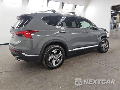 Trzecie zdjęcie samochodu z tyłu: 2022 HYUNDAI SANTA FE SEL VIN:5NMS3DAJ1NH453730 - miniatura