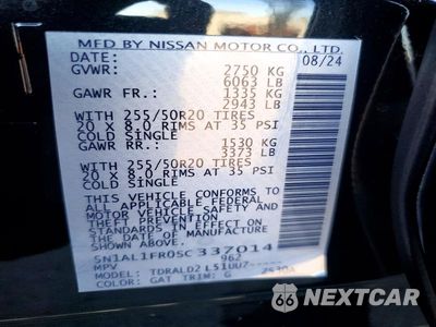 Zdjęcie 14 z 14 samochodu: 2025 INFINITI QX60 LUXE VIN:5N1AL1FR0SC337014 - miniatura