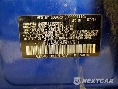 Zdjęcie 12 z 12 samochodu: 2018 SUBARU WRX STI VIN:JF1VA2M69J9807617 - miniatura