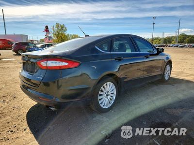 Trzecie zdjęcie samochodu z tyłu: 2014 FORD FUSION SE HYBRID VIN:3FA6P0LU8ER318501 - miniatura