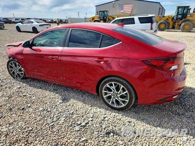 Drugie zdjęcie samochodu z przodu: 2019 HYUNDAI ELANTRA LIMITED VIN:KMHD84LF8KU795825 - miniatura