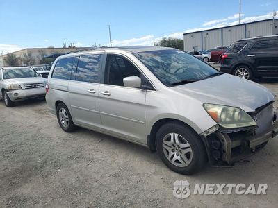 Czwarte zdjęcie samochodu z boku: 2006 HONDA ODYSSEY EXL VIN:5FNRL387X6B060413 - miniatura