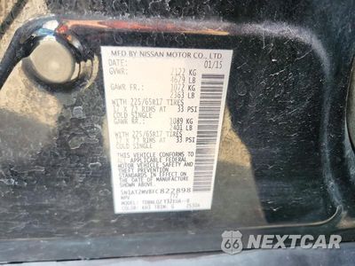 Zdjęcie 13 z 13 samochodu: 2015 NISSAN ROGUE SV VIN:5N1AT2MV8FC822898 - miniatura