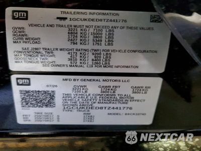 Zdjęcie 12 z 12 samochodu: 2026 CHEVROLET SILVERADO K1500 LT VIN:1GCUKDED8TZ441776 - miniatura