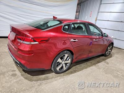Trzecie zdjęcie samochodu z tyłu: 2019 KIA OPTIMA S VIN:5XXGT4L38KG313480 - miniatura