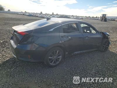 Trzecie zdjęcie samochodu z tyłu: 2020 HONDA CIVIC EX VIN:19XFC1F35LE009488 - miniatura
