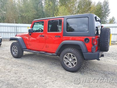 Drugie zdjęcie samochodu z przodu: 2017 JEEP WRANGLER UNLIMITED RUBICON VIN:1C4BJWFG3HL666275 - miniatura