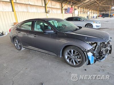 Czwarte zdjęcie samochodu z boku: 2019 HONDA CIVIC EX VIN:19XFC1F31KE217009 - miniatura