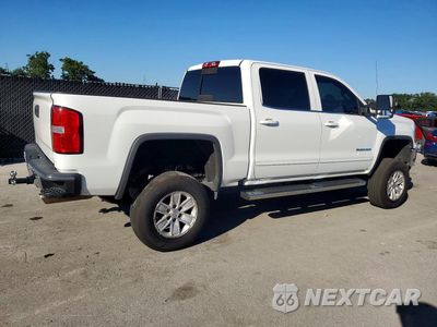 Trzecie zdjęcie samochodu z tyłu: 2018 GMC SIERRA K1500 SLE VIN:3GTU2MEC9JG356515 - miniatura
