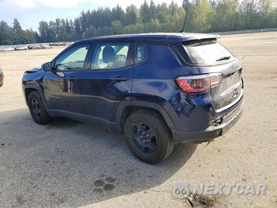 Drugie zdjęcie samochodu z przodu: 2018 JEEP COMPASS SPORT VIN:3C4NJCAB4JT186182 - miniatura