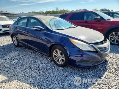 Czwarte zdjęcie samochodu z boku: 2014 HYUNDAI SONATA GLS VIN:5NPEB4AC3EH817831 - miniatura