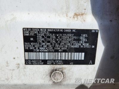 Zdjęcie 13 z 13 samochodu: 2010 TOYOTA RAV4 BASE VIN:2T3BF4DV9AW077810 - miniatura