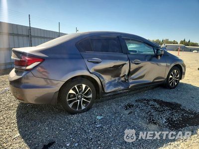 Trzecie zdjęcie samochodu z tyłu: 2014 HONDA CIVIC EX VIN:19XFB2F8XEE032398 - miniatura