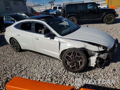 Czwarte zdjęcie samochodu z boku: 2022 HYUNDAI SONATA N LINE VIN:5NPEK4JC0NH149325 - miniatura