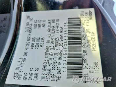 Zdjęcie 13 z 13 samochodu: 2008 MITSUBISHI ECLIPSE SE VIN:4A3AK64F38E035126 - miniatura