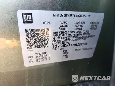 Zdjęcie 13 z 13 samochodu: 2024 CADILLAC ESCALADE PREMIUM LUXURY PLATINUM VIN:1GYS4DKL6RR292736 - miniatura