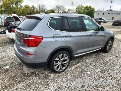 Trzecie zdjęcie samochodu z tyłu: 2017 BMW X3 XDRIVE28I VIN:5UXWX9C53H0T12647 - miniatura