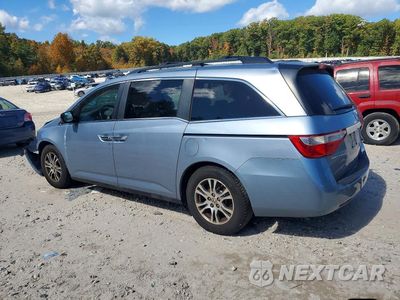 Drugie zdjęcie samochodu z przodu: 2011 HONDA ODYSSEY EXL VIN:5FNRL5H65BB067895 - miniatura