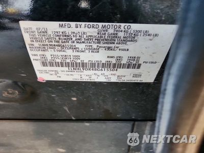 Zdjęcie 12 z 12 samochodu: 2011 LINCOLN MKS VIN:1LNHL9DR4BG615504 - miniatura